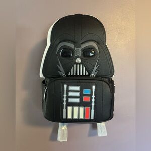 NWT Loungefly Darth Vader Star Wars Glow in the Dark Mini Backpack